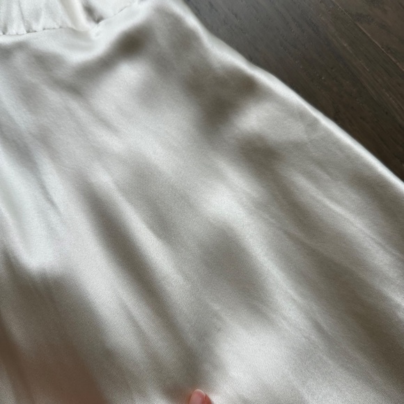 Reformation Margot Wedding Dress Gown Silk Satin Ivory Mermaid Train With Tags 0 - Picture 6 of 16